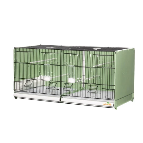 Cage D'élevage Pliable "PORTOFINO" 90x40x40 Cm 1 Cage D'élevage Pliable "PORTOFINO" 90x40x40 Cm