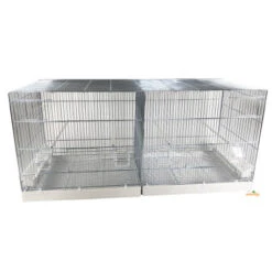 Cage Domus-Molinari 120x50x58cm Chromée