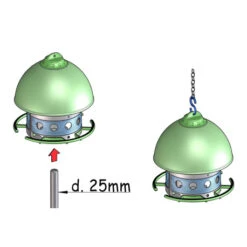 Mangeoire "Space Garden" -Oiseau Produits mangeoire verte pour jardin 1