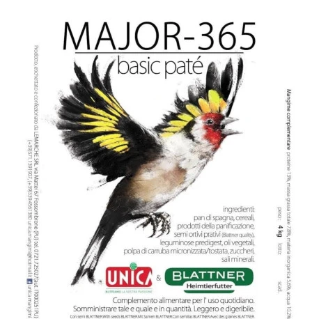 UNICA MAJOR-365 - BASIC PATÈ 5KG 1 UNICA MAJOR-365 - BASIC PATÈ 5KG